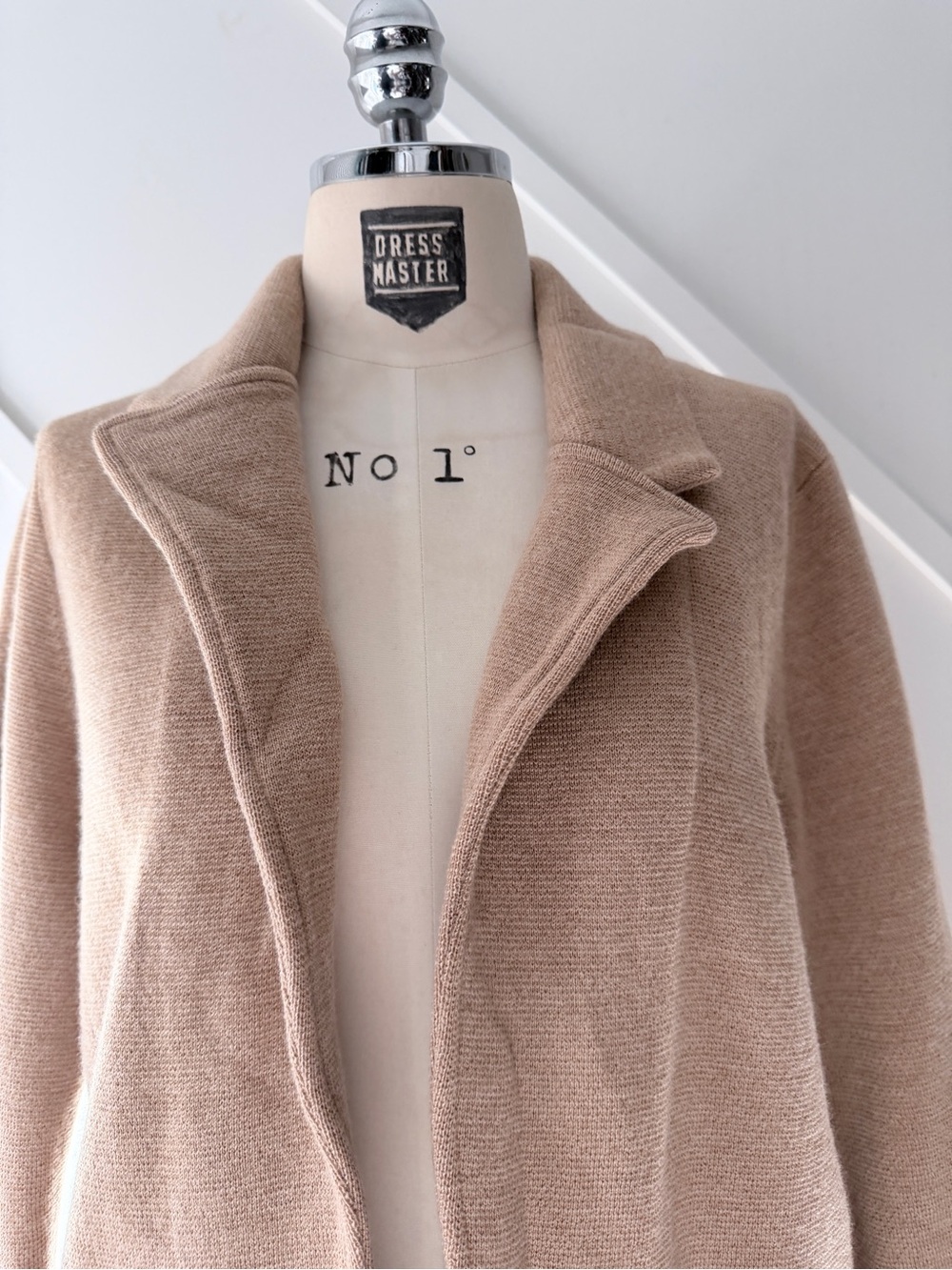 J.Crew Sophie Open Front Sweater Blazer Cardigan XS Camel Wool - Picture 4 of 14